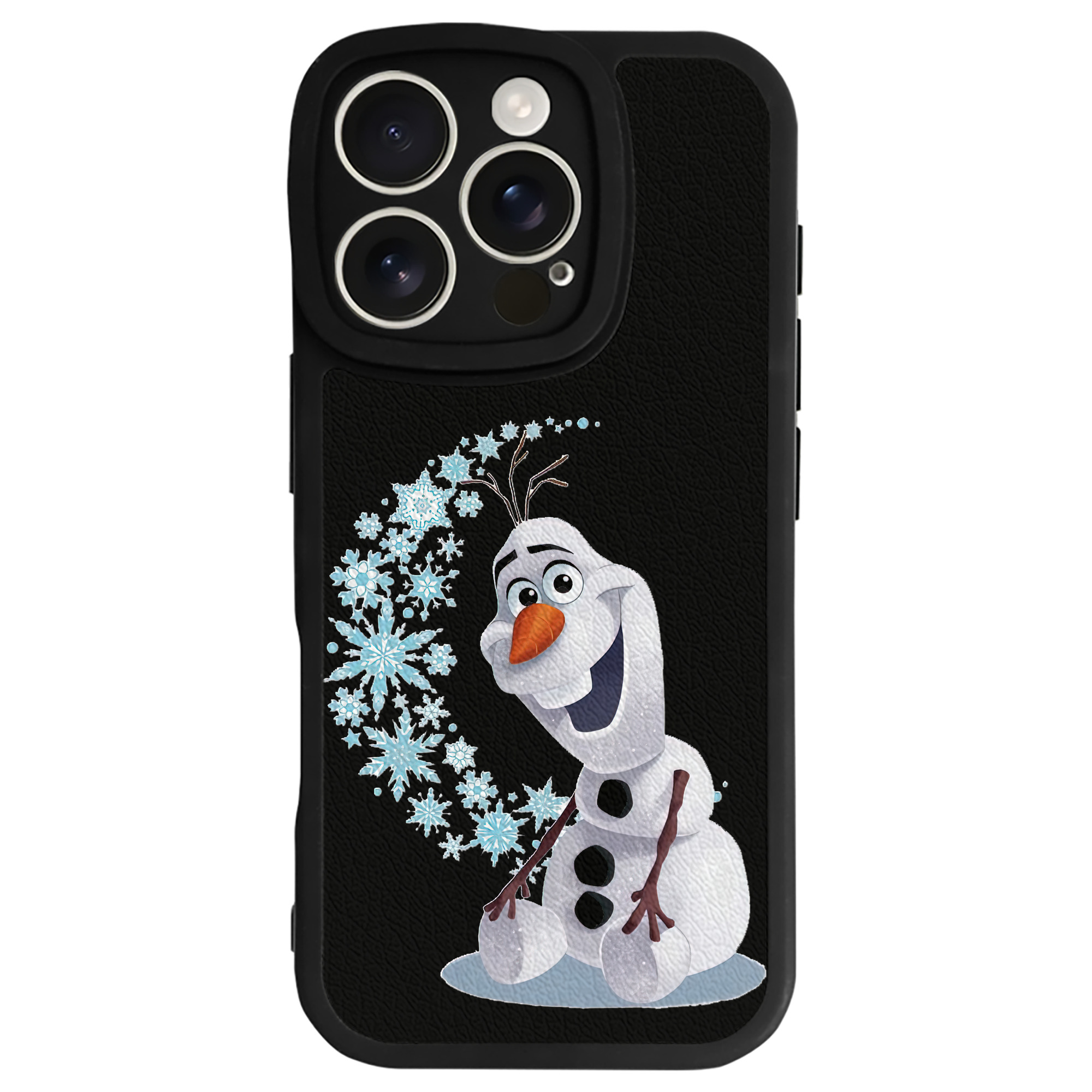 （画像用） アナと雪の女王 アンナ エルサ Frozen Anna Elsa 【iPhone 16シリーズ対応】シリコンスマホケース（レザー調） 材質：シリコン